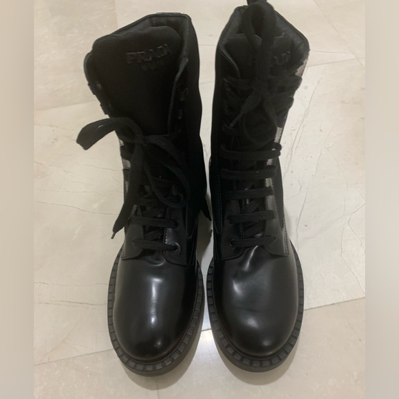 Prada Chocolate Combat Boot (Men) Size 10 - Picture 8 of 13